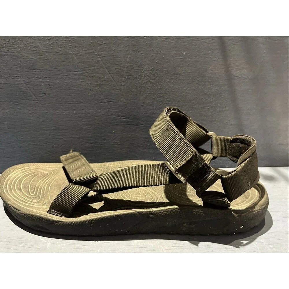 TEVA Mens Size 13 Sandals Shoe Black Textile Terradactyl Sport Hiking Water 6640